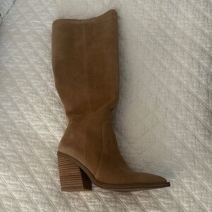 Vince Camuto Gravana High Boots, color Tortilla, Suede